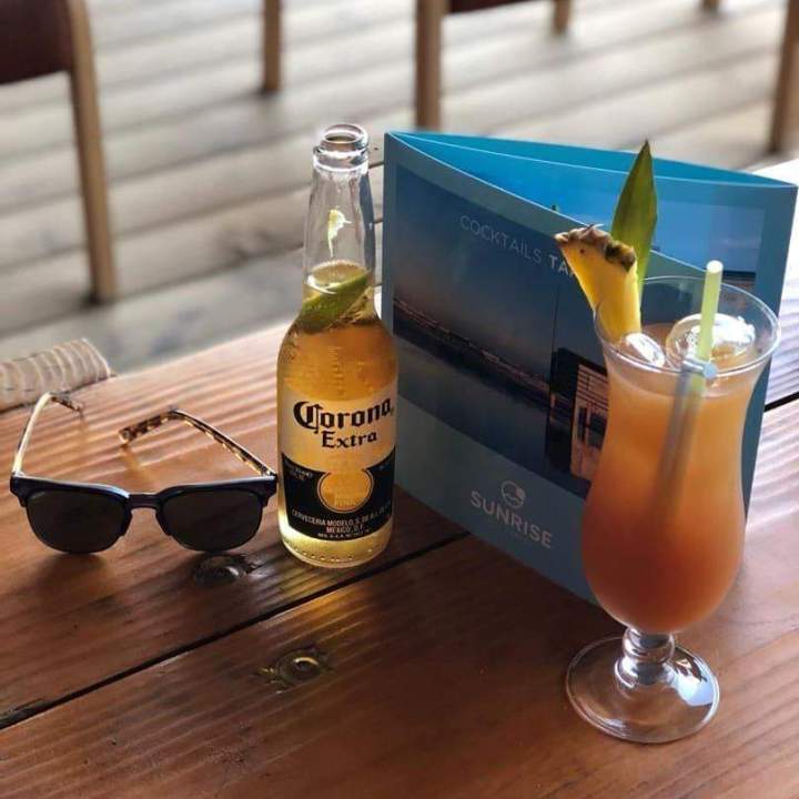 Bière blonde et cocktail Gruissan